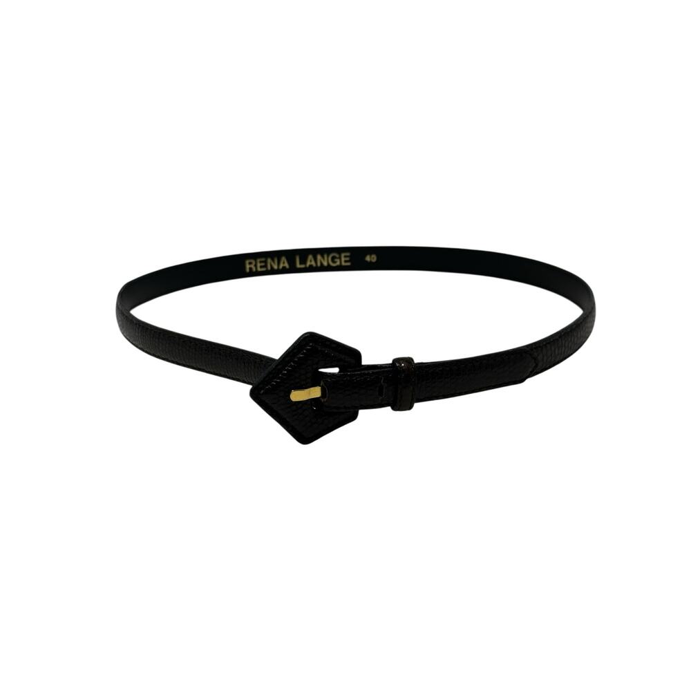 Rena Lange vintage brown leather belt size 40 - S